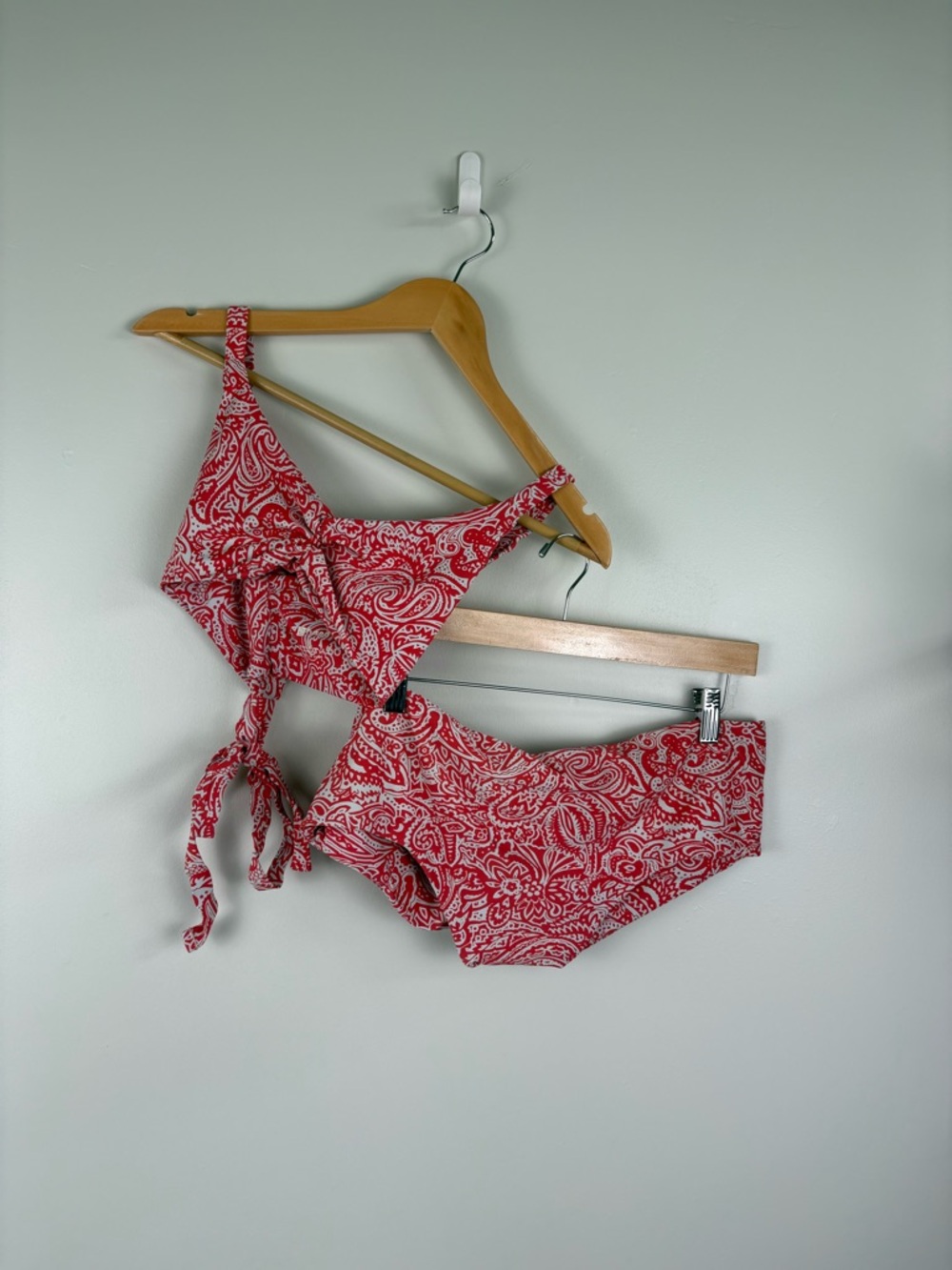 Fused Hawaii Kona Bottoms Kohanaiki Top SET Women's Size L/XL Red Lava